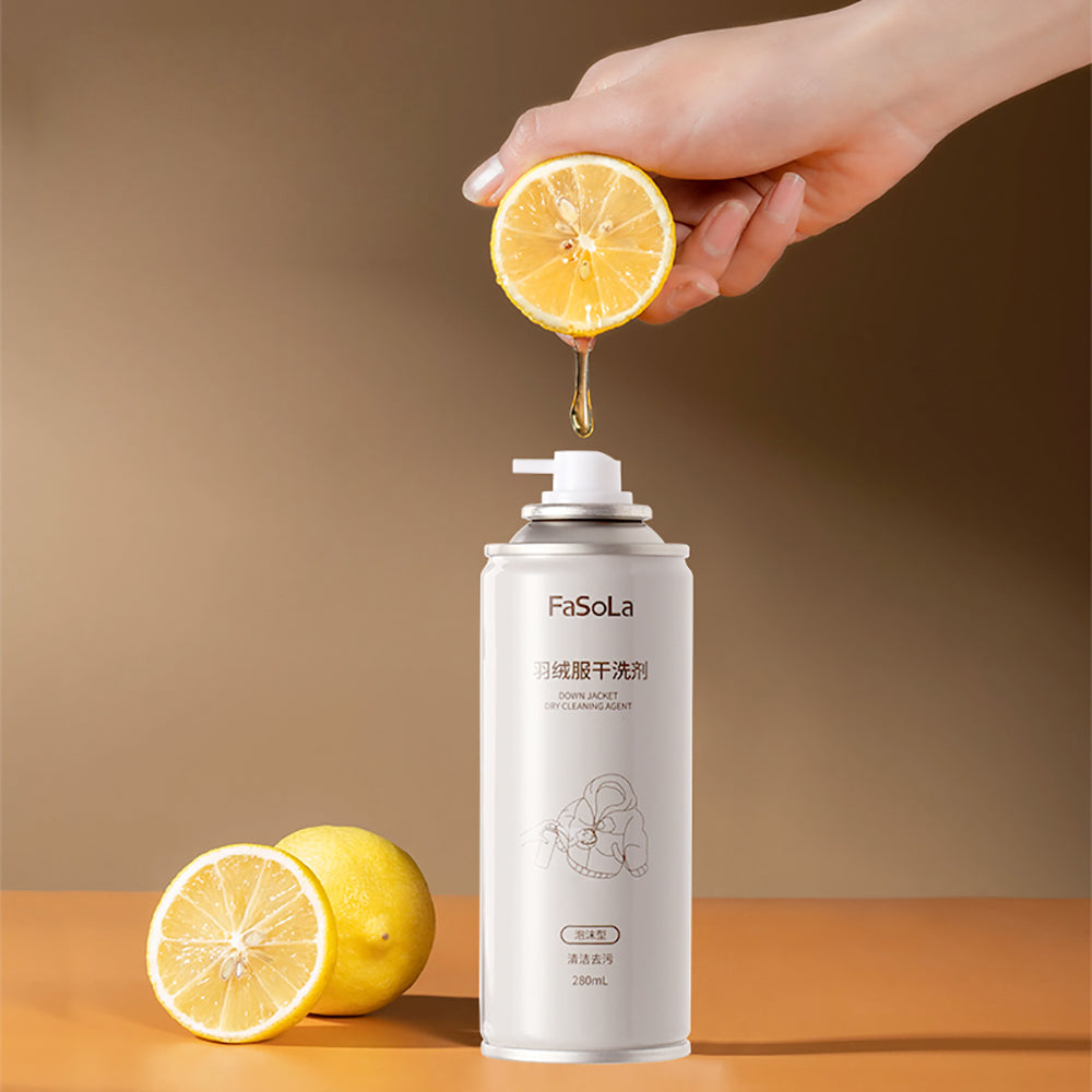 FaSoLa Giặt Khô Áo Khoác Lông Vũ 280 ml – tẩy vết bẩn, hương chanh tươi