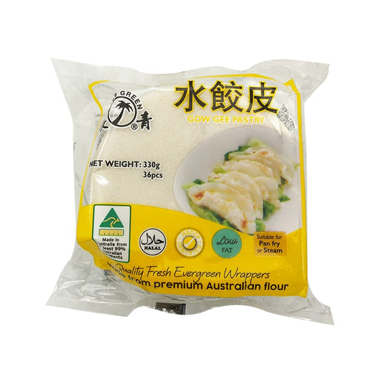 Vỏ Sủi Cảo Evergreen 330 g (36 miếng) – vỏ bánh hấp, chiên tiện lợi