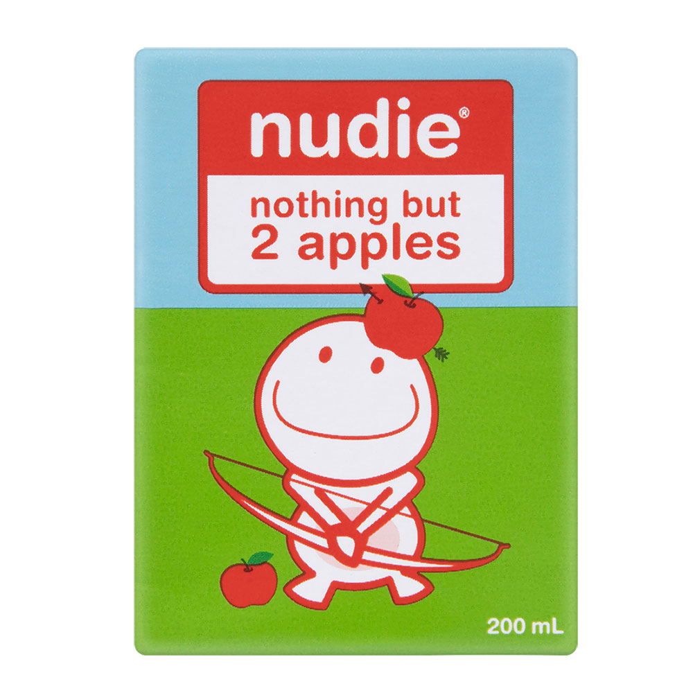 Nudie Kids Pure Apple Juice - 200ml x 2-1