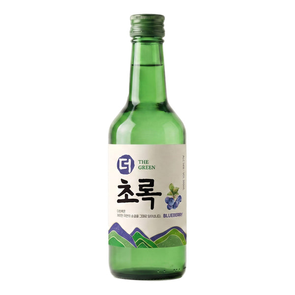 The Green Chorok Blueberry Soju 14% 360mL
