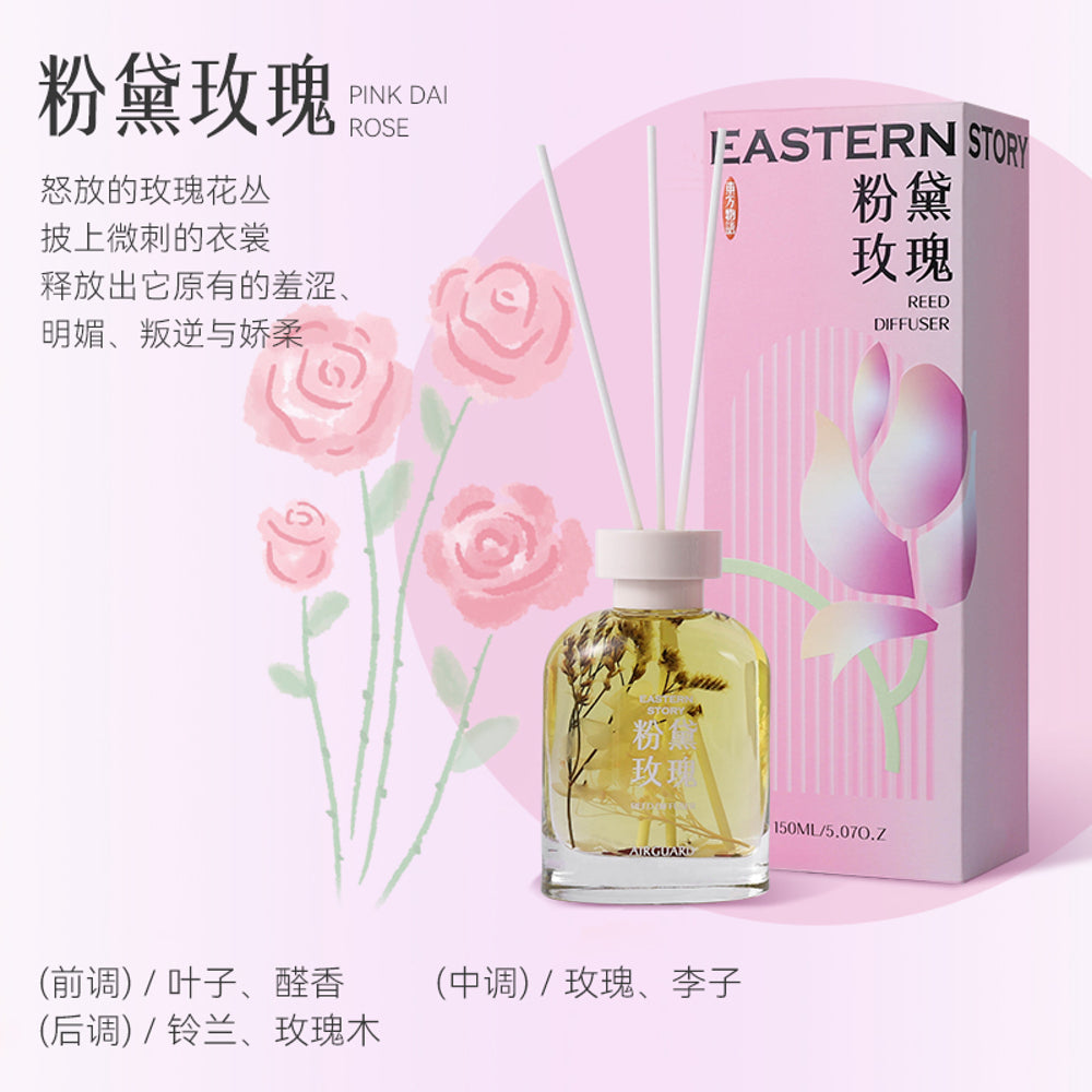 Airguard-Eastern-Story-Pink-Rose-Reed-Diffuser-–-150ml-1