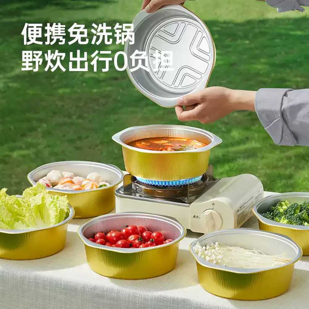 Cooker-King-Disposable-Aluminum-Foil-Pots-1430-ml-–-Pack-of-5---for-Camping-&-Outdoor-Cooking-1