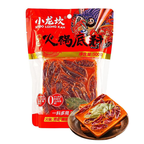 Base Lẩu Bơ Bò Shoo Loong Kan 500 g – lẩu cay Tứ Xuyên