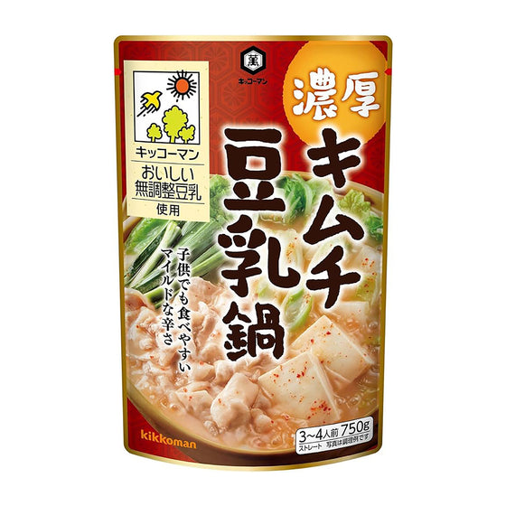Kikkoman Rich Kimchi Soy Milk Hot Pot Base - 750g, Serves 3-4