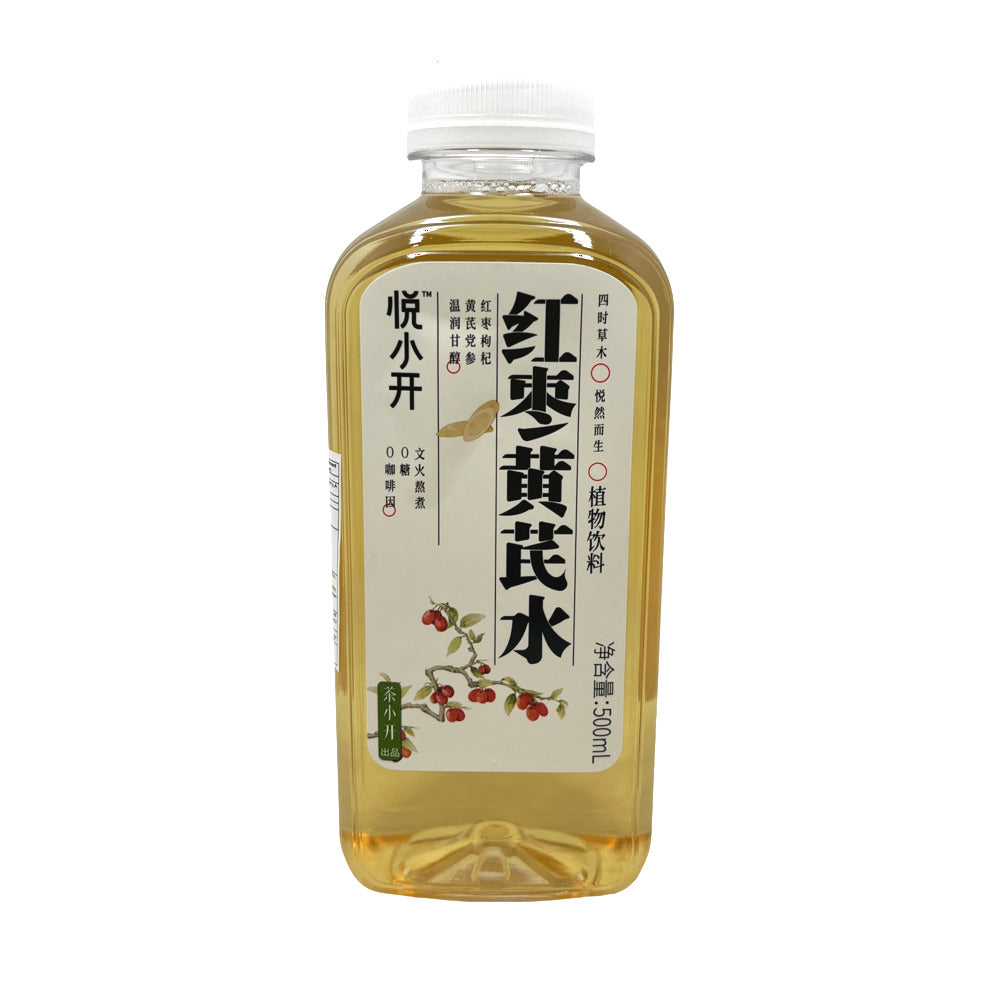 Yue-Xiaokai-Red-Date-&-Astragalus-Herbal-Drink-500ml---Jujube-Herbal-Beverage,-Caffeine-Free-1