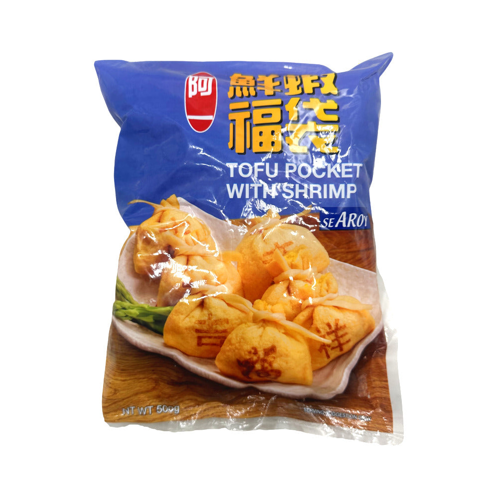 Ayi-Frozen-Shrimp-Tofu-Pockets-500g-–-Shrimp-Stuffed-Inari-Lucky-Bags-1