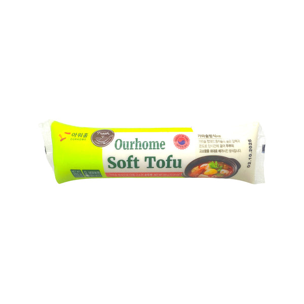 Ourhome Soft Tofu (Tube) 350g - For Sundubu Jjigae
