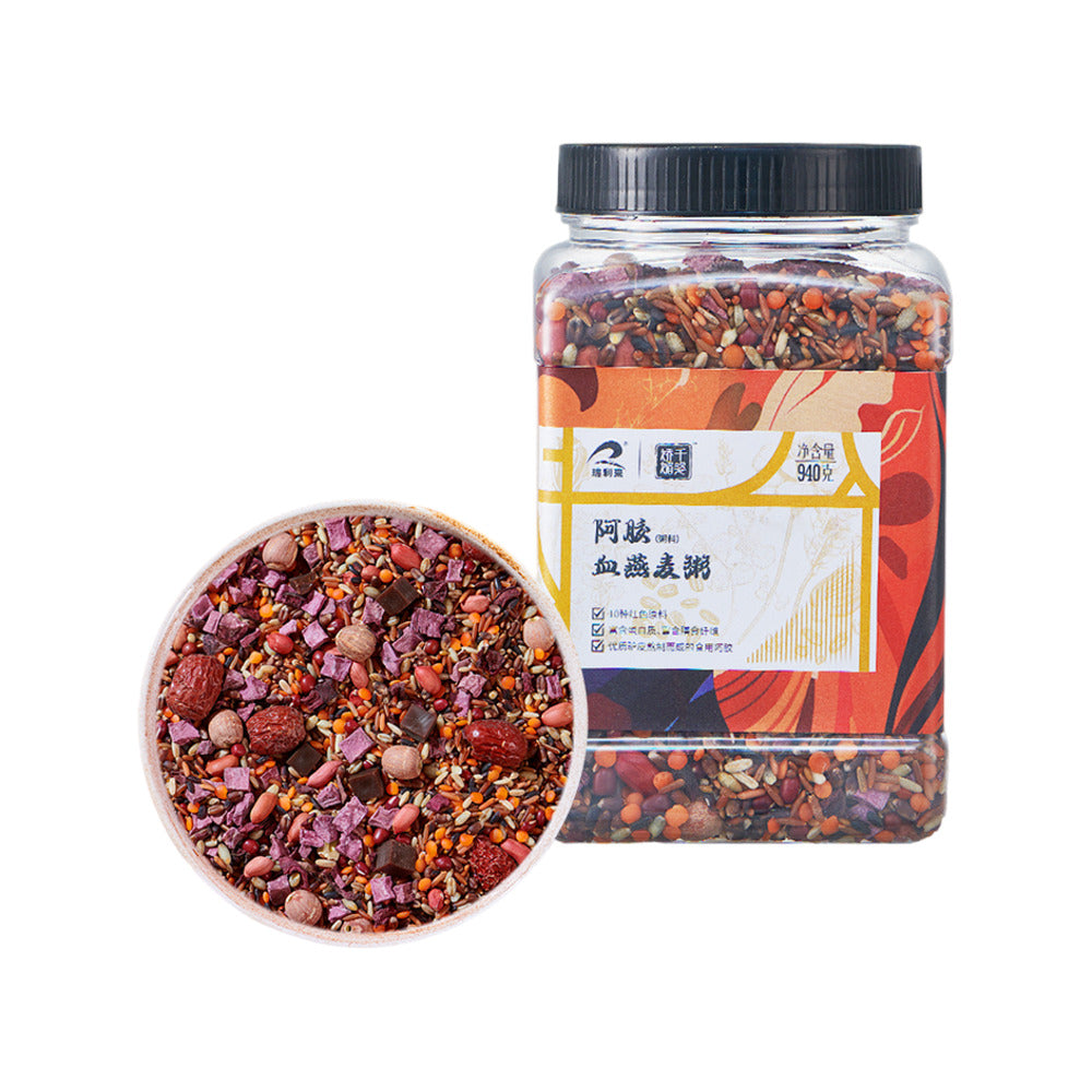 Ruililai-Ejiao-Nourishing-Oat-Porridge-Mix-940g-–-Limited-Import---Chinese-Multigrain-Congee-Blend-1