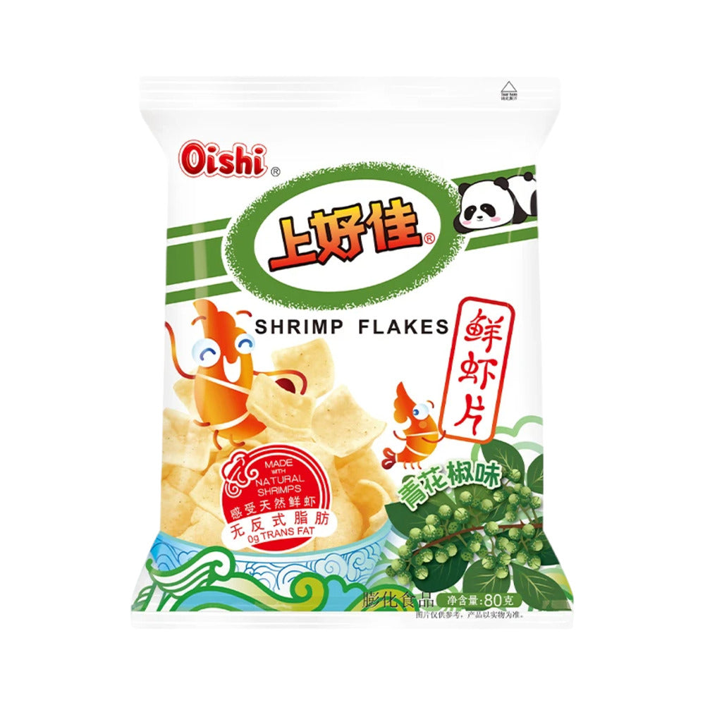 Oishi-Shrimp-Flakes-–-Green-Sichuan-Pepper-Flavour-80g-1