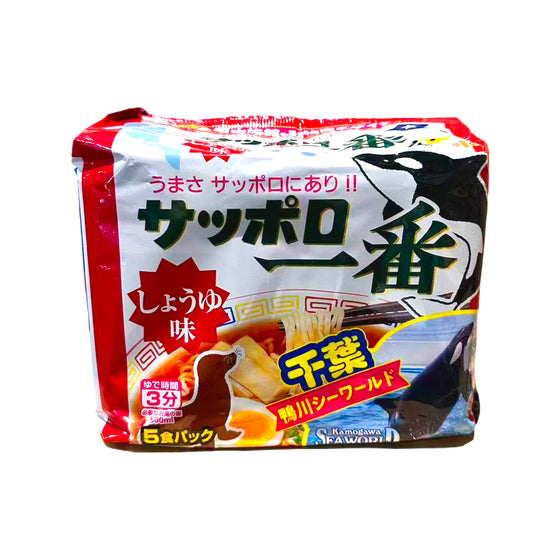 Sapporo Ichiban Shoyu Ramen - 5 Pack - Japanese Instant Ramen Noodles