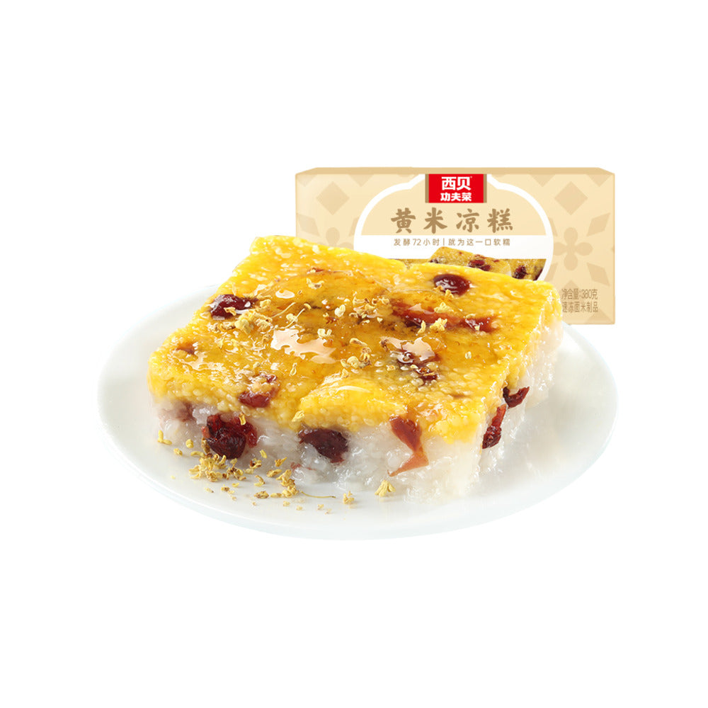 Xibei-Kungfu-Dishes-Frozen-Yellow-Millet-Chilled-Cake-with-Red-Dates-&-Osmanthus-380g---Traditional-Chinese-Lianggao-Dessert-1