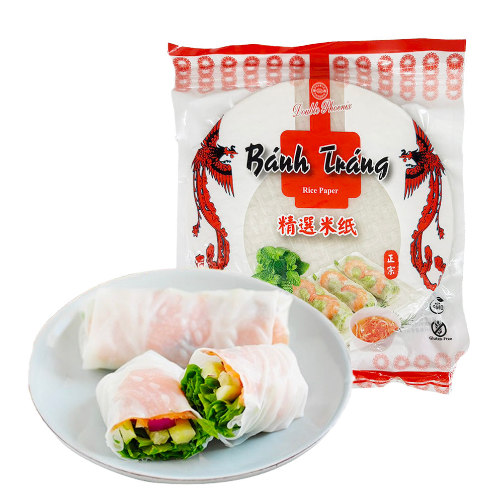 Double Phoenix Rice Double Phoenix Premium Rice Paper - 22cm, 400g – Umall - Australia's ...