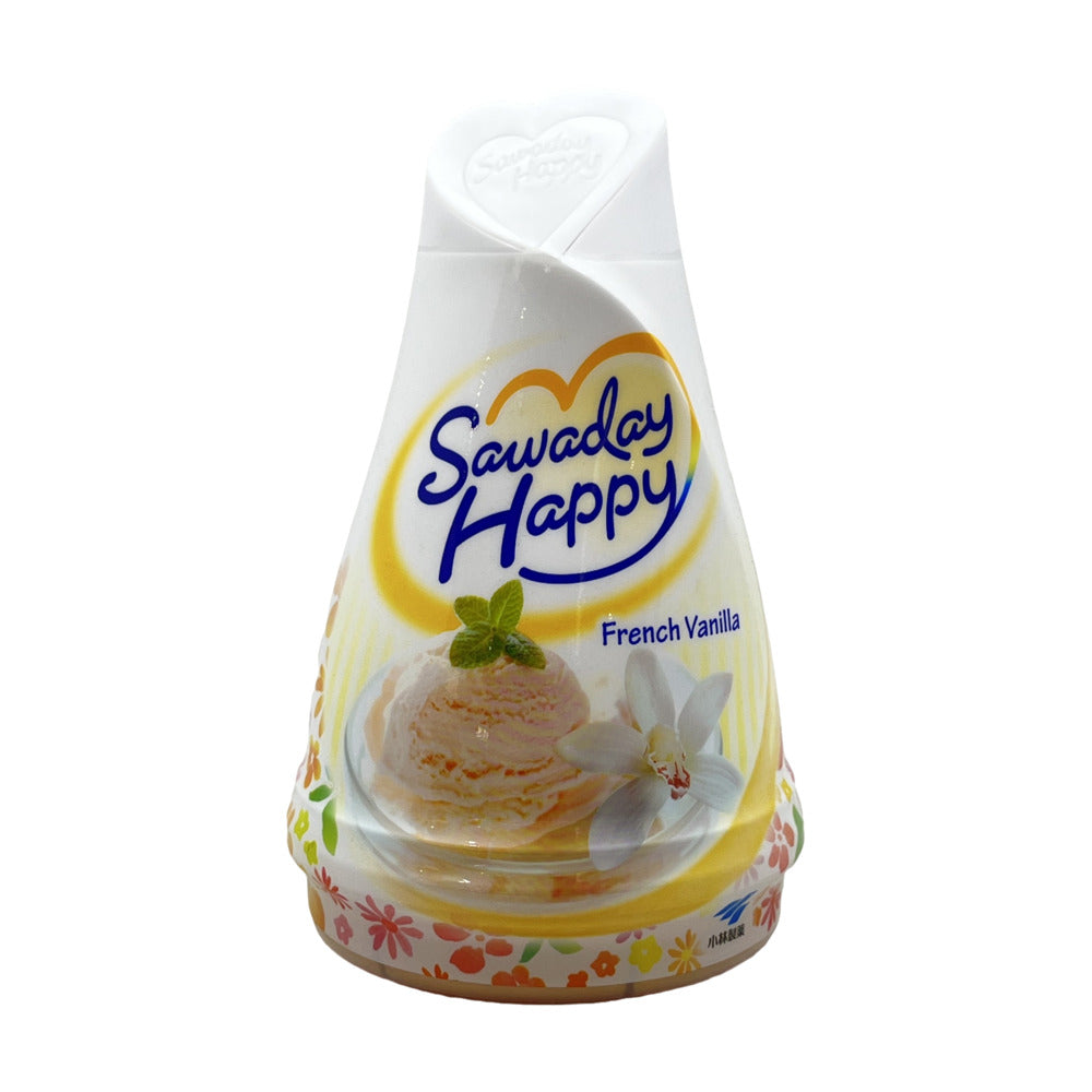 Kobayashi-Sawaday-Happy-Solid-Air-Freshener-–-French-Vanilla-120g---Room-Deodorizer-Gel-1