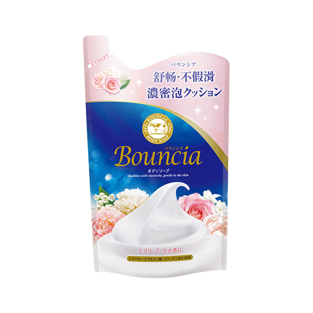 Sữa Tắm Bouncia Túi Thay Thế 360 ml – hương hoa hồng, bọt xốp mịn