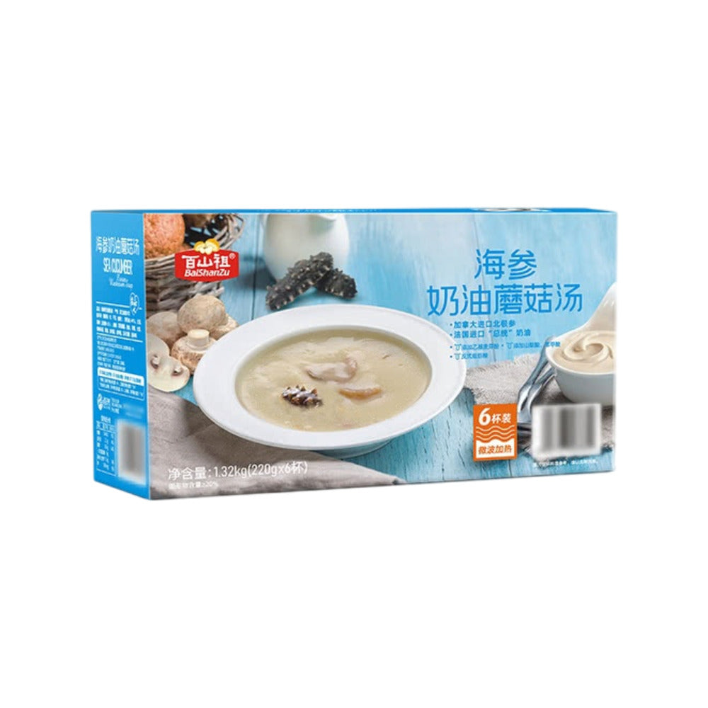Baishanzu-Sea-Cucumber-Cream-Mushroom-Soup---6-Servings,-1.32kg-1