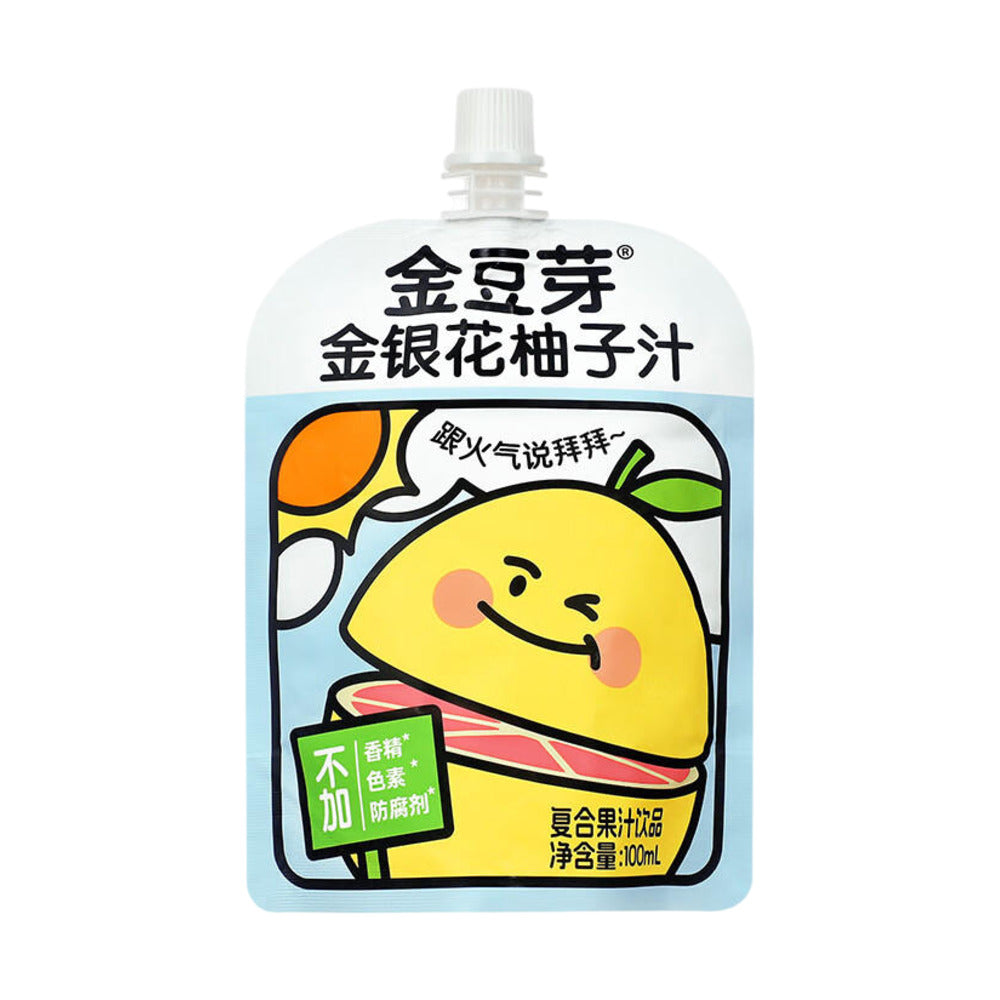 Jindouya-Honeysuckle-Pomelo-Juice-Drink-100ml---Citrus-Blend-in-a-Spouted-Pouch-1