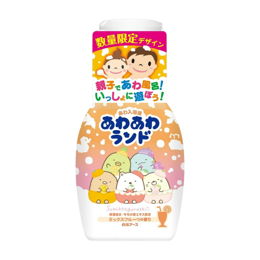 Hakugen-Earth-Kids-Bubble-Bath-–-Mixed-Fruit-Scent-300ml-(Ages-4+)---Sumikko-Gurashi-Design-1