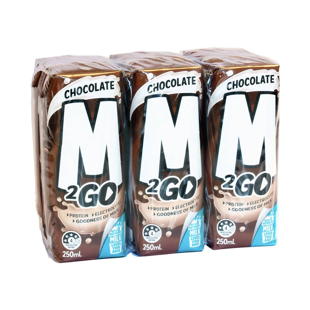 M2GO Chocolate Flavored UHT Milk - 6 Packs of 250ml – Umall - Australia ...