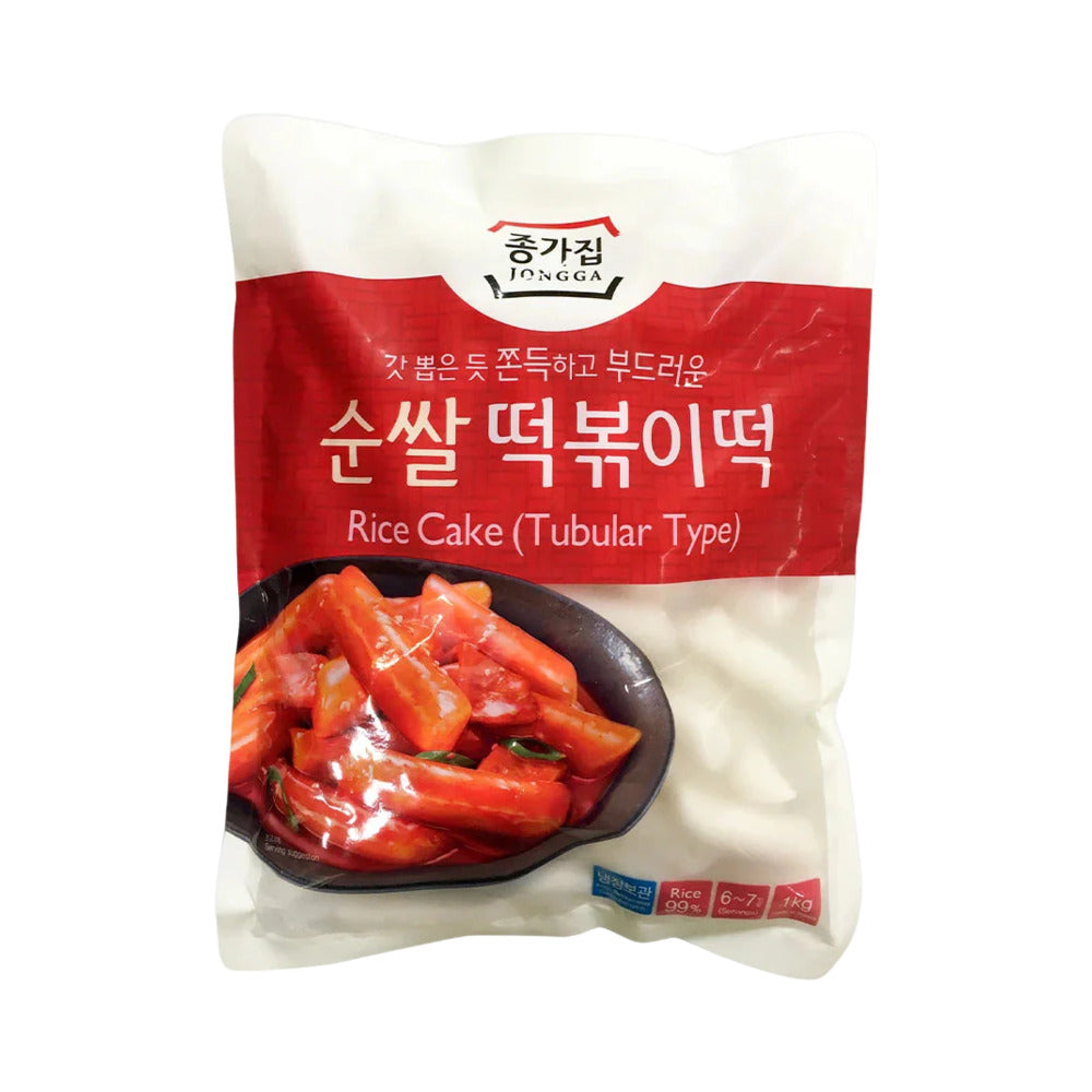 Bánh gạo ống Jongga Soonsal 1 kg – bánh gạo Hàn mềm dẻo cho Tteokbokki