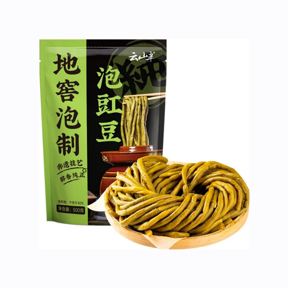Yunshanban-Pickled-Long-Beans-500g---Chinese-Pickled-Cowpea-1