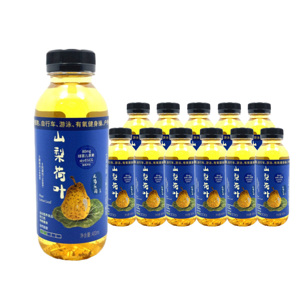 Youke-Paradise-Pear-&-Lotus-Leaf-Herbal-Drink-–-400ml-x-12-Bottles-1