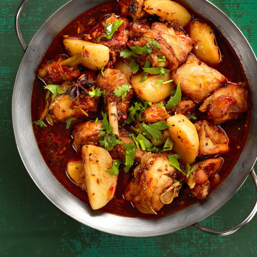 7 Days Meal Gà Đĩa Lớn Tân Cương 520 g – gà cay đậm đà, cơm ăn liền