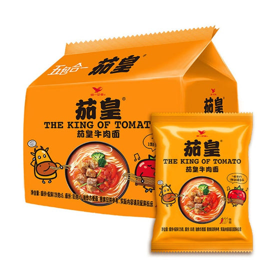 Uni-President The King of Tomato Beef Noodles - 5 Packs, 630g