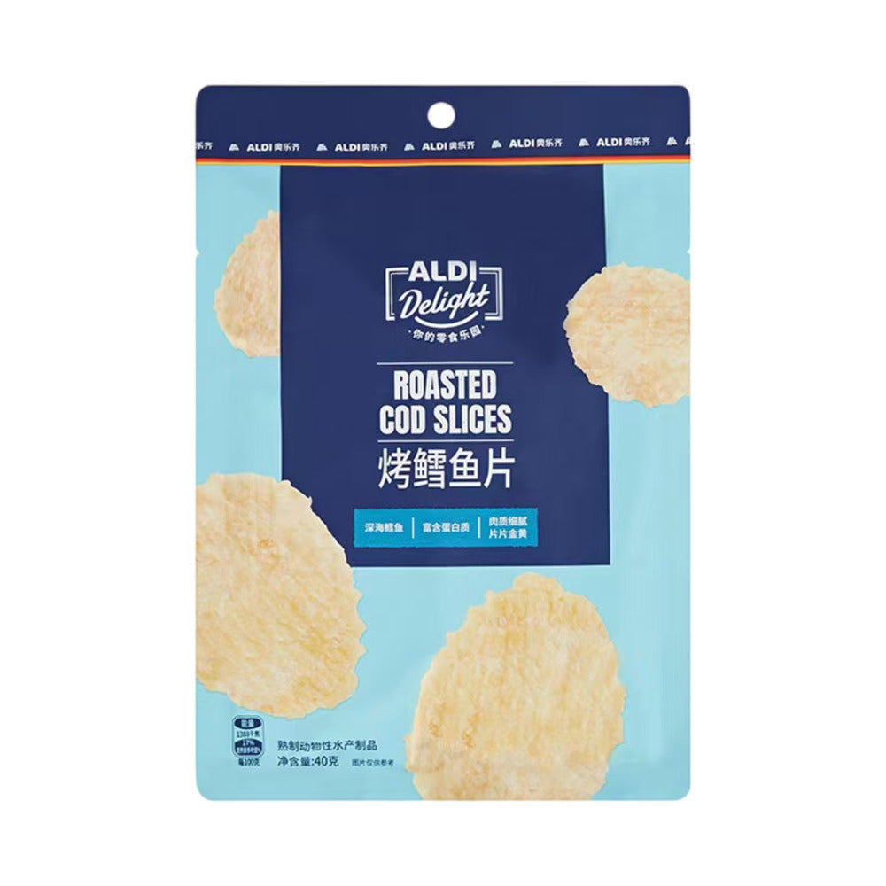ALDI-Delight-Roasted-Cod-Slices-40g-–-Limited-Import---Crispy-Fish-Snack-1