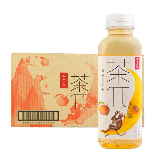Trà Oolong Đào Nongfu Spring 500 ml × 15 chai – trà trái cây giải khát