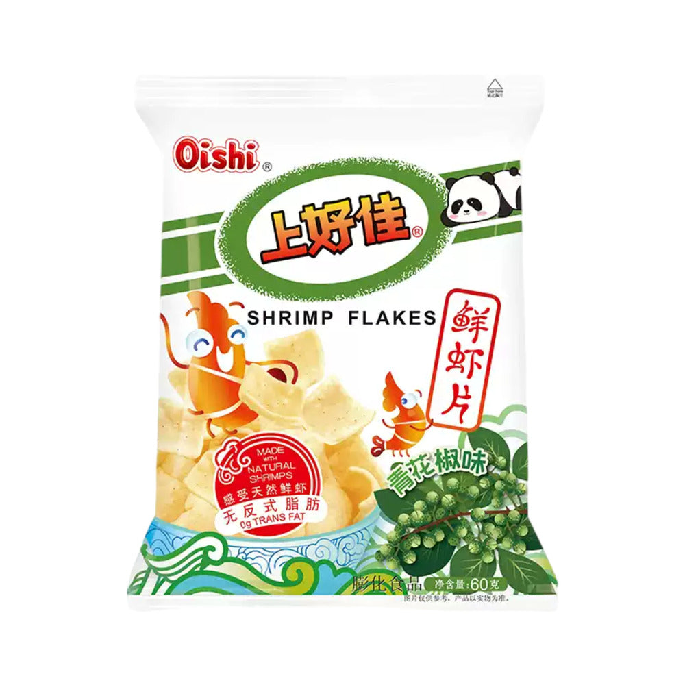 Oishi-Shrimp-Flakes-–-Green-Sichuan-Pepper-Flavor-60g-1