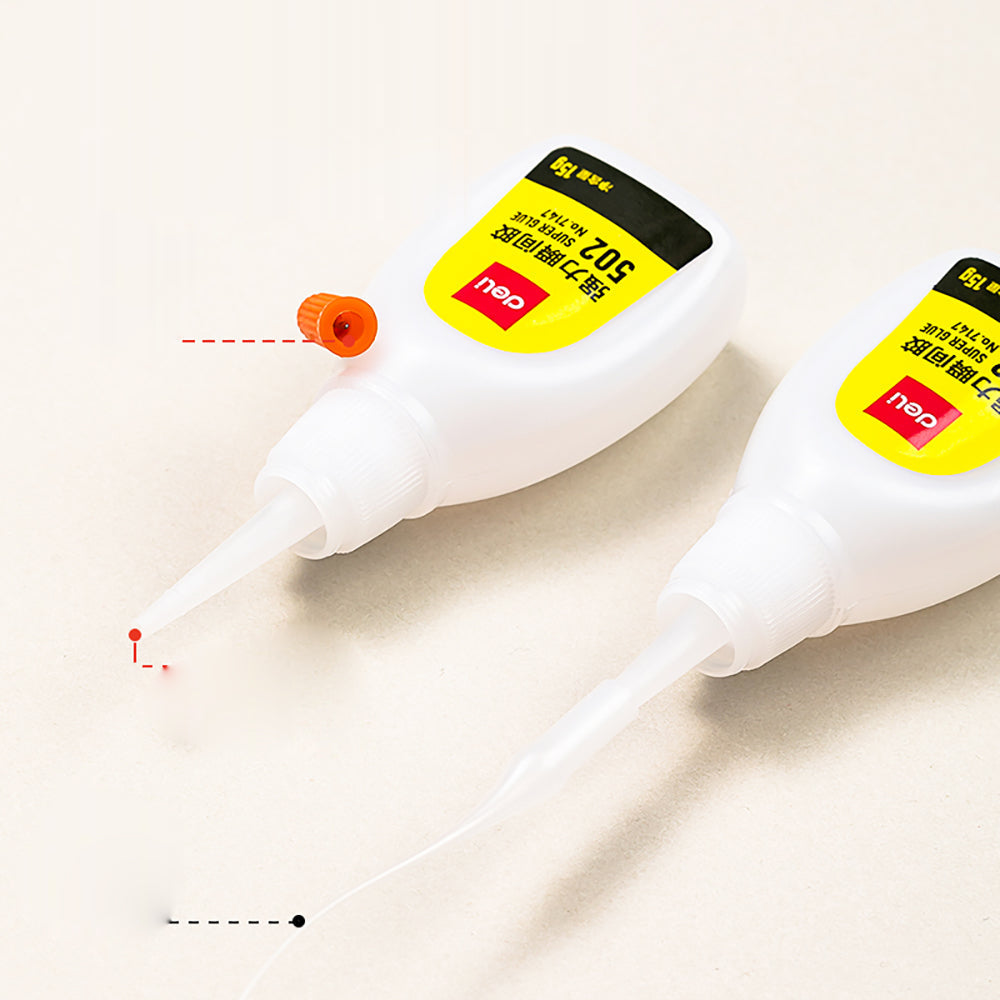 Keo 502 Deli 15 g – keo dán nhanh siêu bám dính