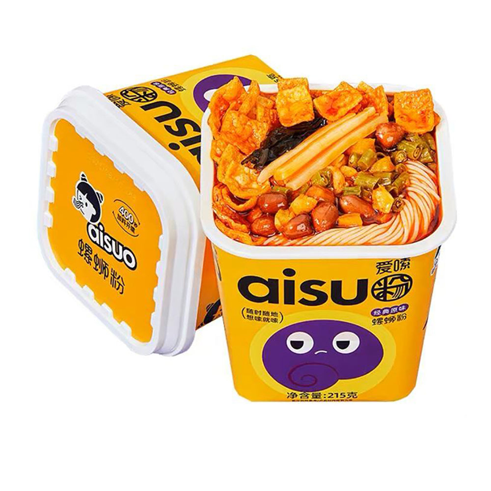 Mì Ốc Bươu Liuzhou Aisuo 215 g – mì ly chua cay ăn liền
