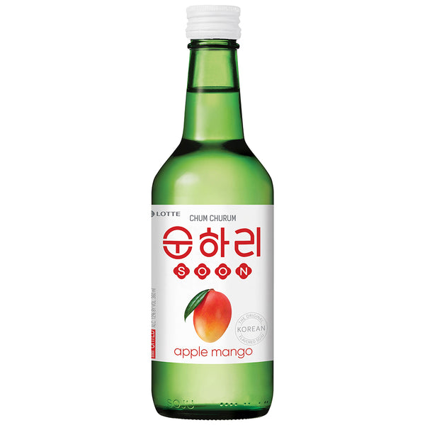Lotte Chum Churum Soju Vị Táo Xoài 360 ml – soju Hàn Quốc hương trái cây