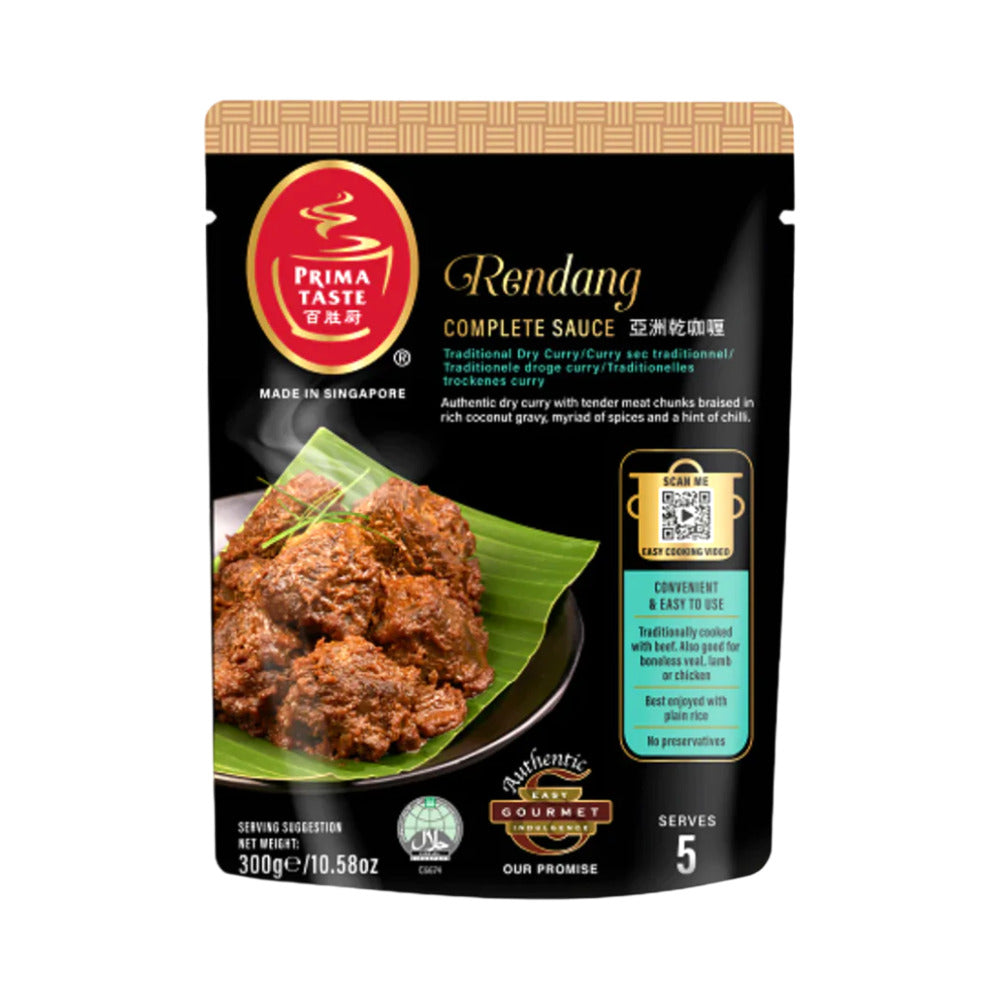 Prima Taste Rendang Complete Sauce 300g – Singapore Rendang Curry Sauc ...