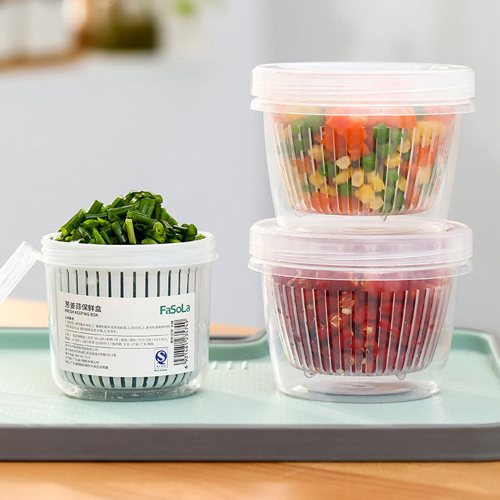 Hộp Bảo Quản Gia Vị FaSoLa 350 ml – giữ hành, tỏi, gừng tươi lâu