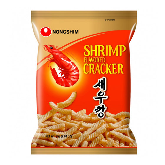 Nongshim Snack Vị Tôm 75 g – giòn rụm, đậm đà hương tôm