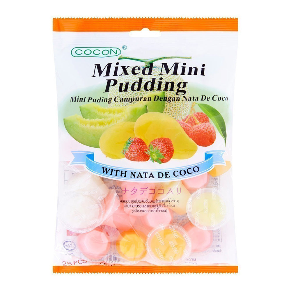 Cocon Mixed Mini Pudding with Nata de Coco - 25pcs, 375g – Umall ...