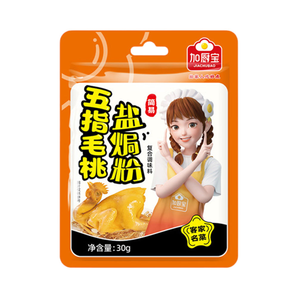 Jiachubao-Hakka-Salt-Baked-Chicken-Seasoning-Mix-(with-Ficus-Hirta)-30g---Chinese-Salt-Baked-Marinade-Powder-1