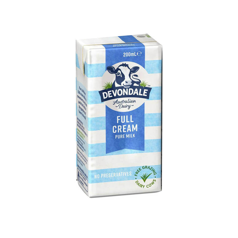 Devondale Devondale Full Cream Pure Milk - 200ml – Umall - Australia's Largest ...