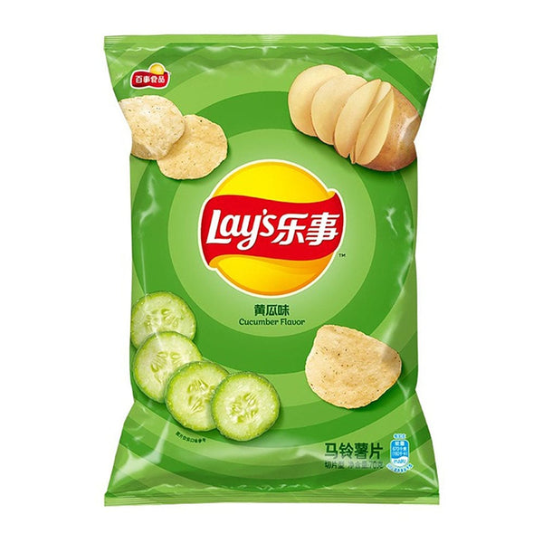 Khoai tây chiên Lay's vị dưa leo 70 g – snack giòn mát