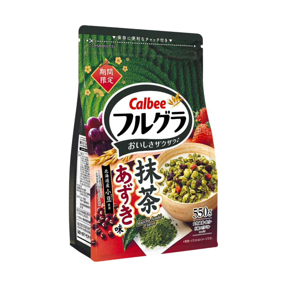 Calbee-Frugra-Whole-Grain-Granola-Matcha-&-Azuki-–-Limited-Edition-550g---Crunchy-Japanese-Breakfast-Cereal-1