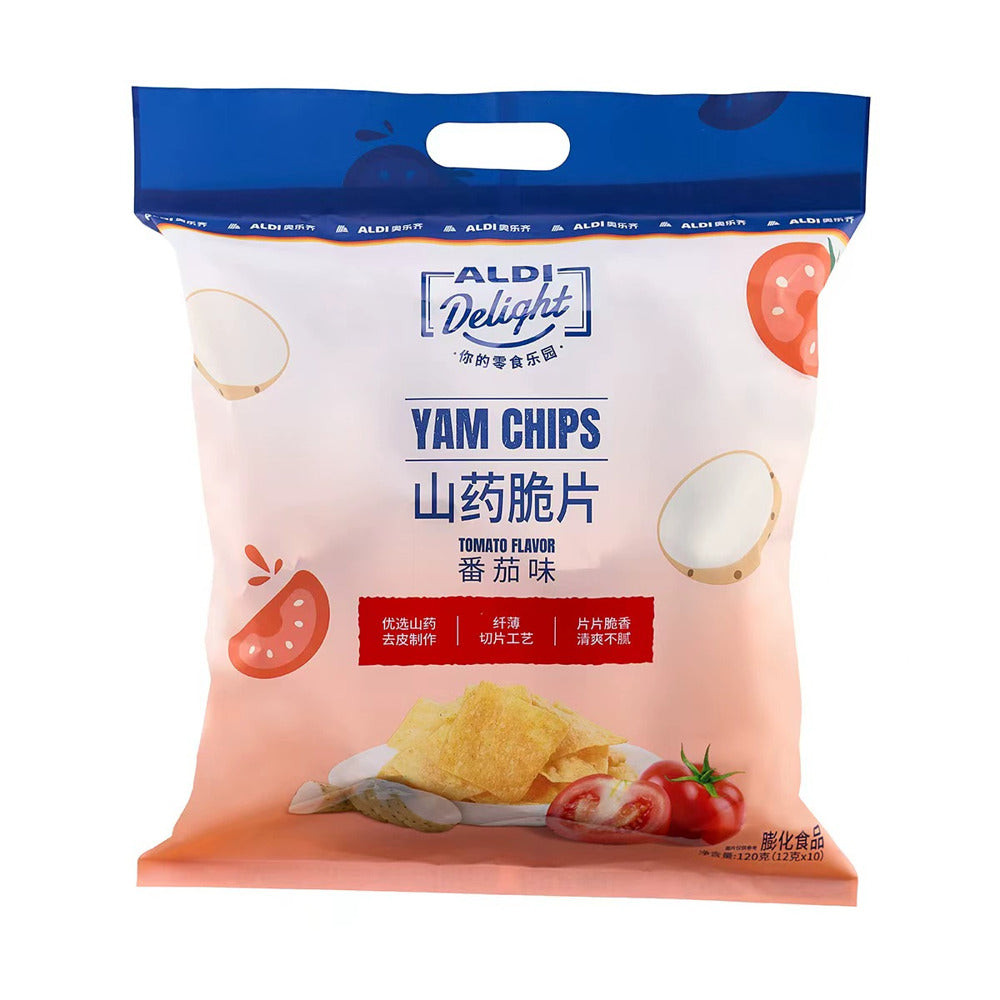 Aldi-Delight-Yam-Chips-–-Tomato-Flavor-12-g-x-10-Pack-–-Limited-Import-1