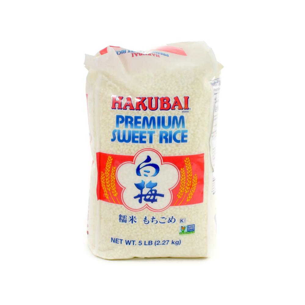 Gạo nếp ngọt cao cấp Hakubai 2,27 kg – dẻo thơm, làm xôi & bánh