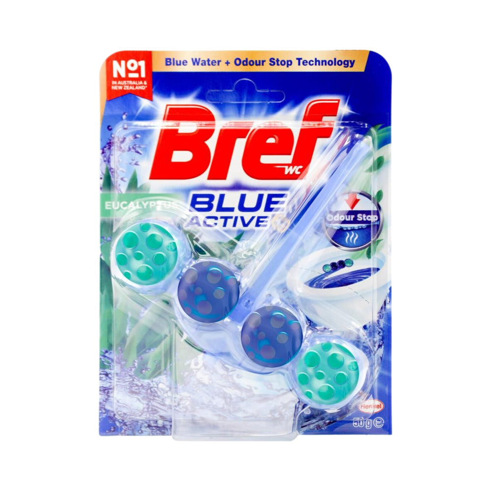 Bref Blue Active Eucalyptus Toilet Block 50g – Umall - Australia's ...