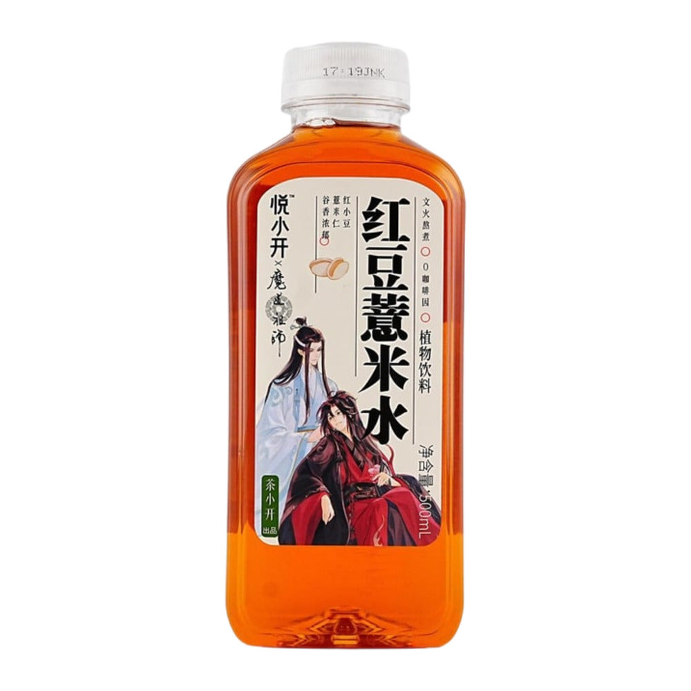 Yue-Xiaokai-Red-Bean-&-Job’s-Tears-Herbal-Drink-500ml-–-Sugar-Free-Plant-Based-Beverage-1