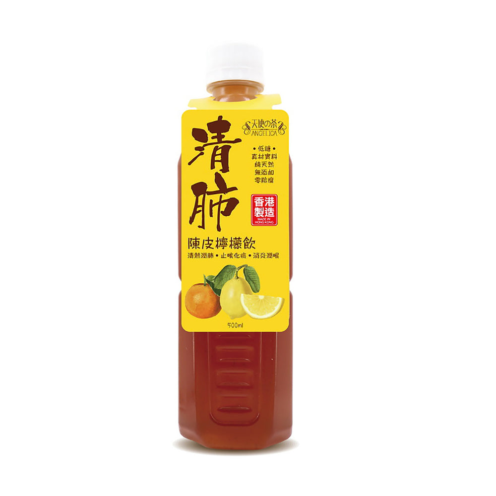 Angelica Tea Lung-Clearing Dried Tangerine Peel Lemon Drink - 500ml ...