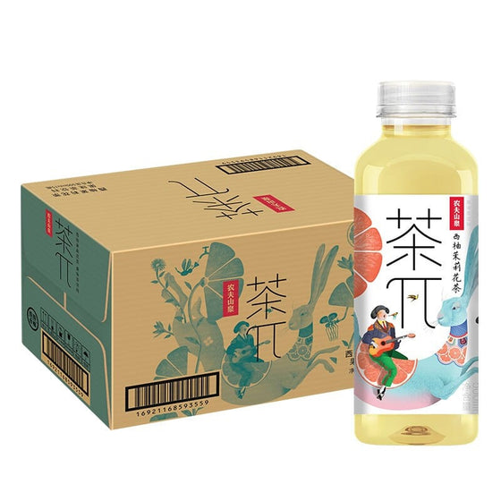 Trà Pi Nongfu Spring Bưởi Hoa Nhài 500 ml × 15 chai – trà giải khát thanh mát
