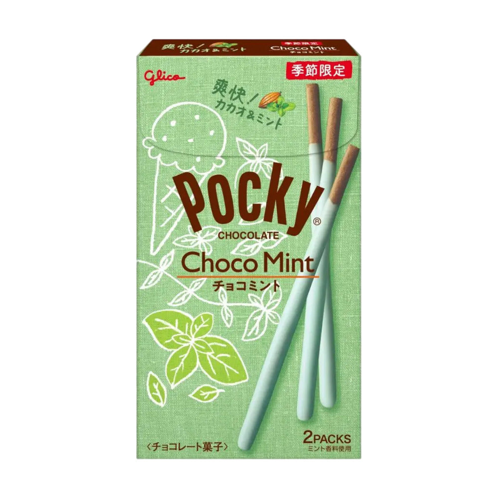 Glico Pocky Choco Mint – Limited Edition – 2 Packs (65.4g) – Umall ...