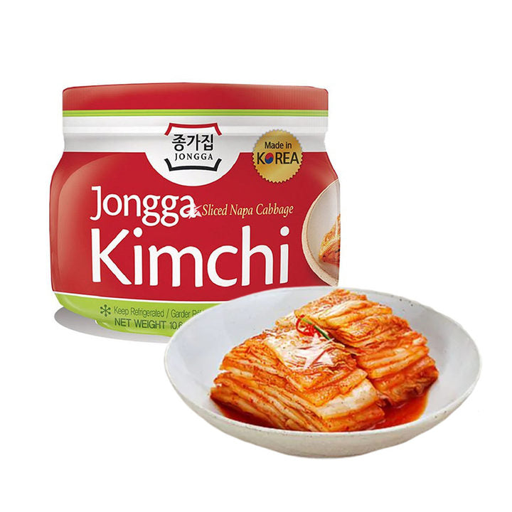 Kim Chi Cải Thảo Cắt Miếng Jongga 300 g – kim chi Hàn Quốc chua cay truyền thống