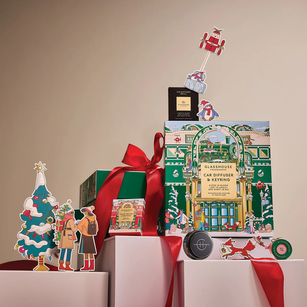 Glasshouse-Fragrances-Night-Before-Christmas-Replacement-Scent-Disks-–-3-Pack-(2025-Christmas-Gift-Box)---Car-Diffuser-Refills-2